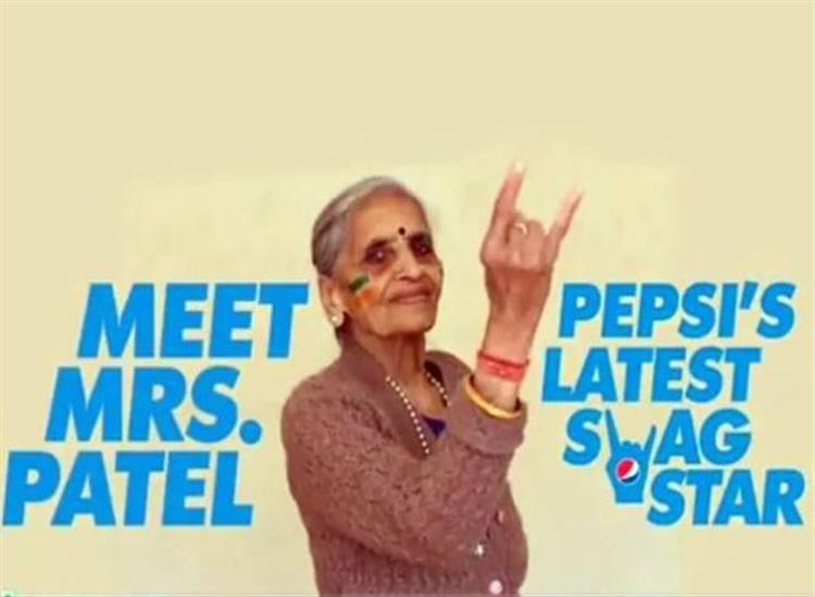 The Independence:Cricket-Fan-87-years-Old-Charulata-Patel-in-pepsi-add