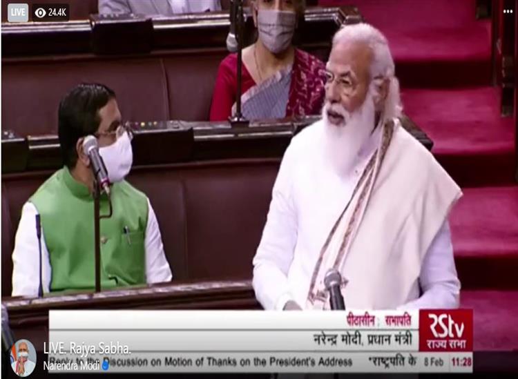 The Independence:Prime-Minister-reiterates-in-RajyaSabha-MSP-to-continue