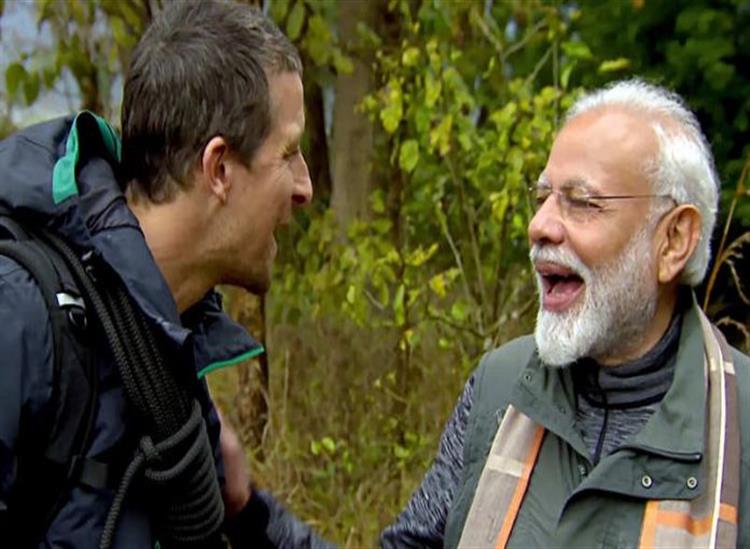 The Independence:man-vs-wild-pm-modi-most-trending-televised-event--worldwide